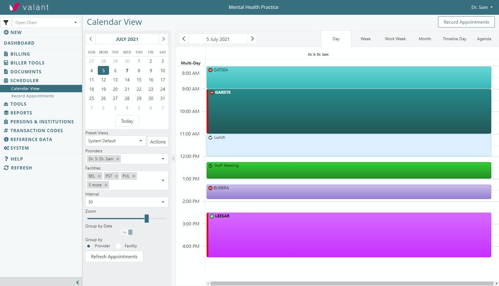Valant EHR Suite Screenshot 5