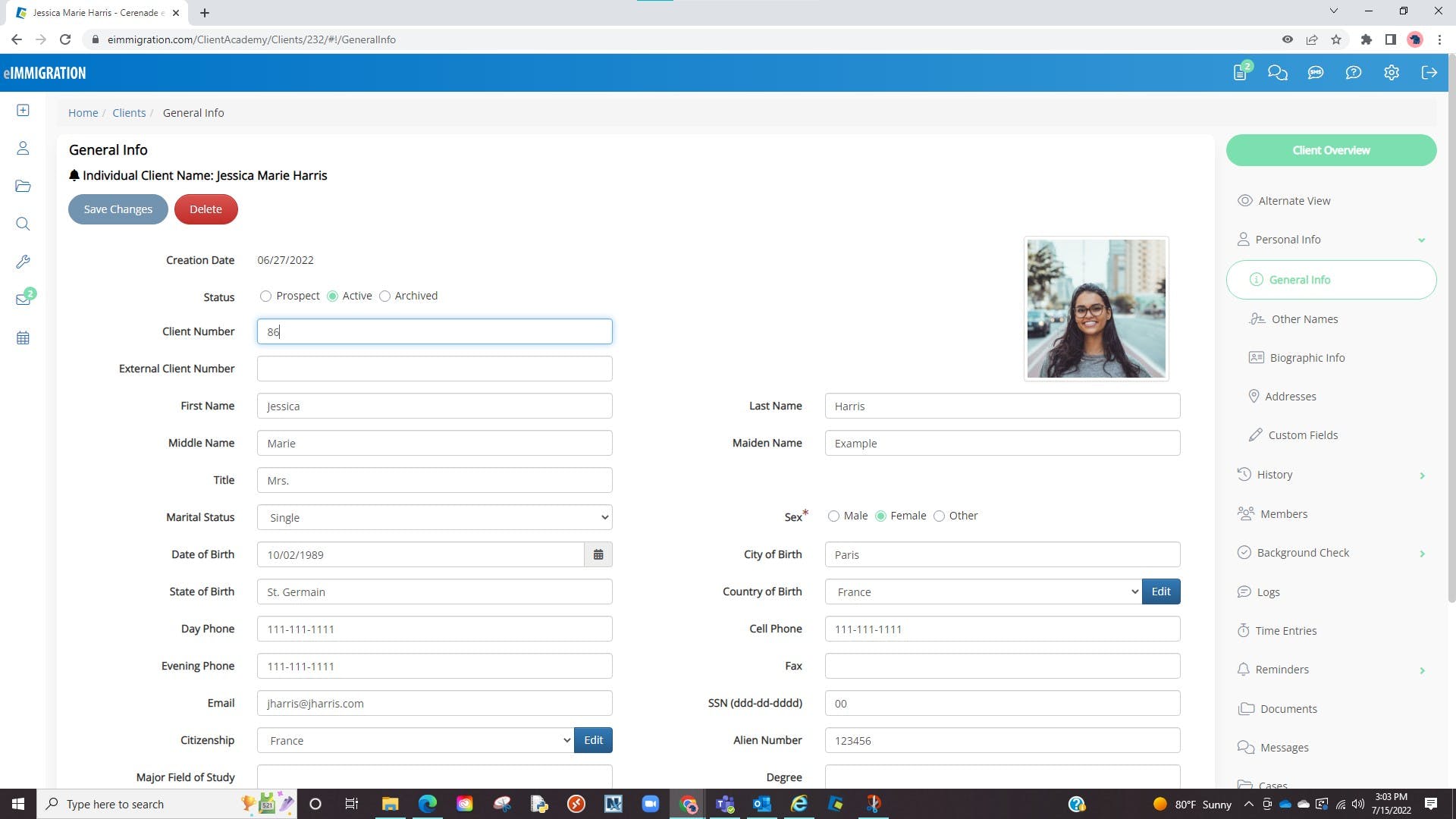 eIMMIGRATION Screenshot 2
