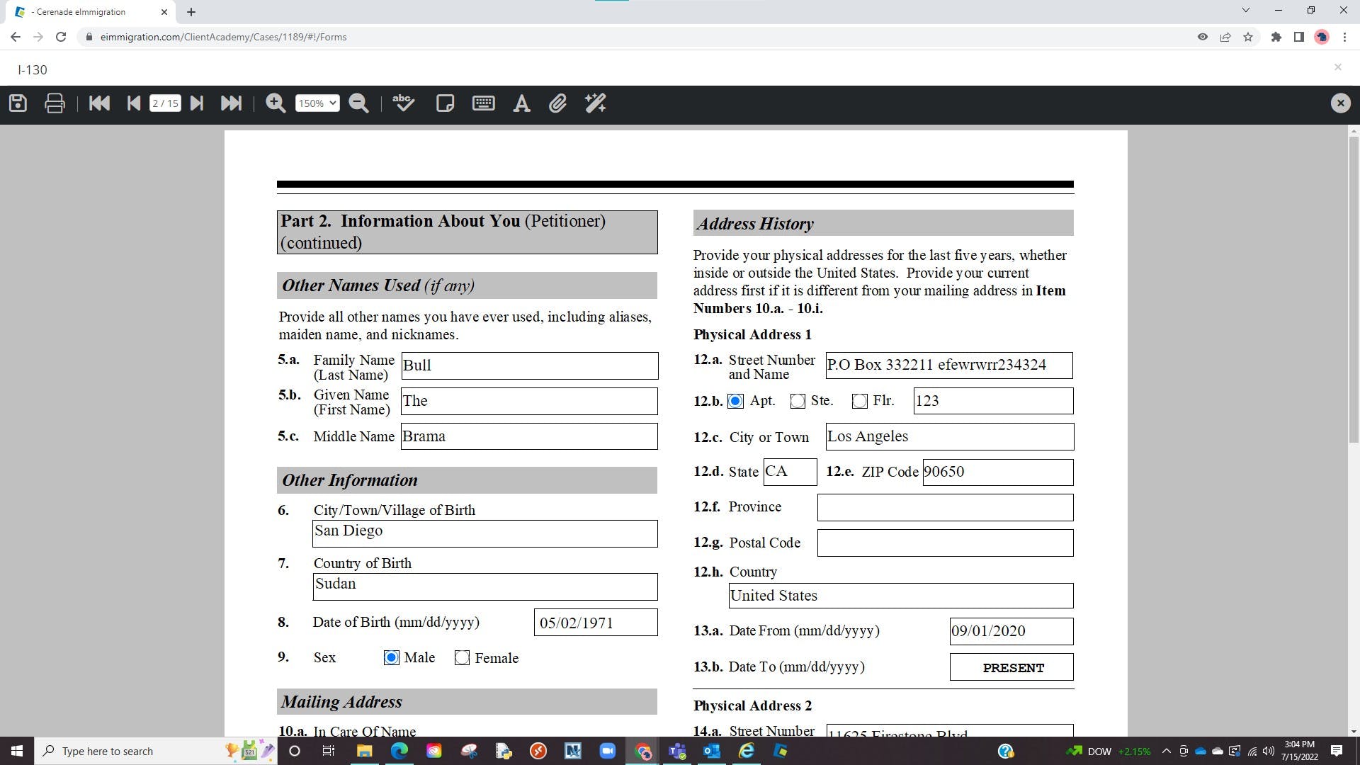 eIMMIGRATION Screenshot 3