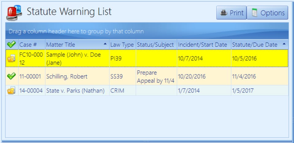 Prevail Case Management System Screenshot 2