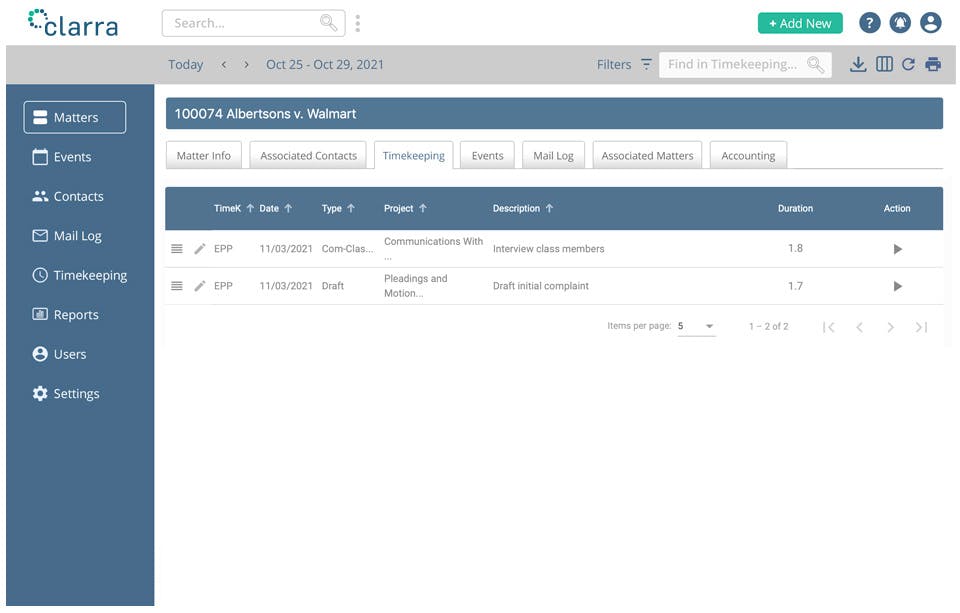 Clarra Screenshot 1