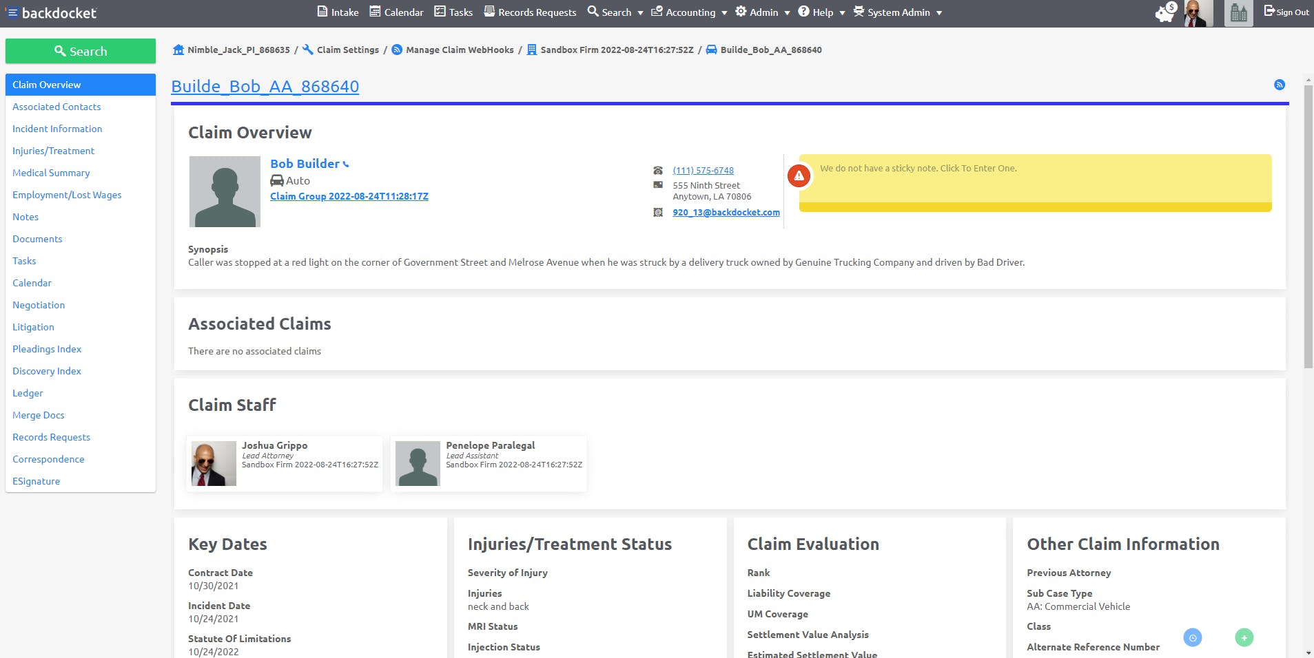 backdocket Screenshot 3