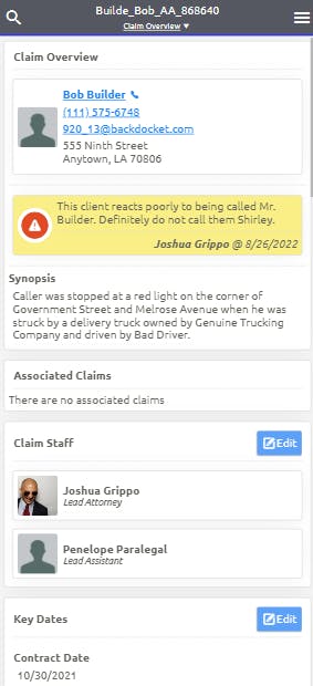 backdocket Screenshot 4