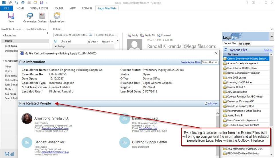 Legal Files Screenshot 3