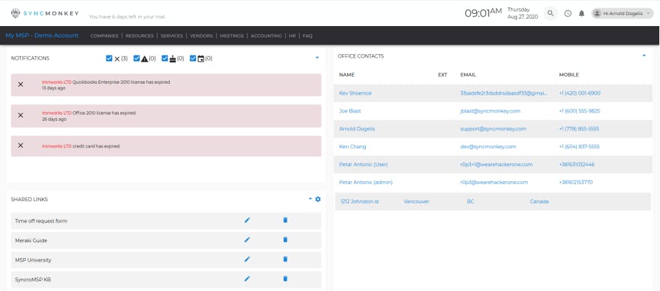 SyncMonkey Screenshot 2