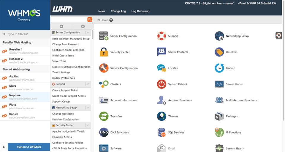 WHMCS Screenshot 2