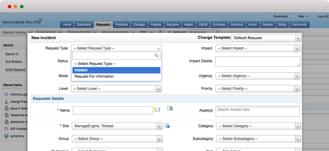 ManageEngine ServiceDesk Plus MSP Screenshot 4