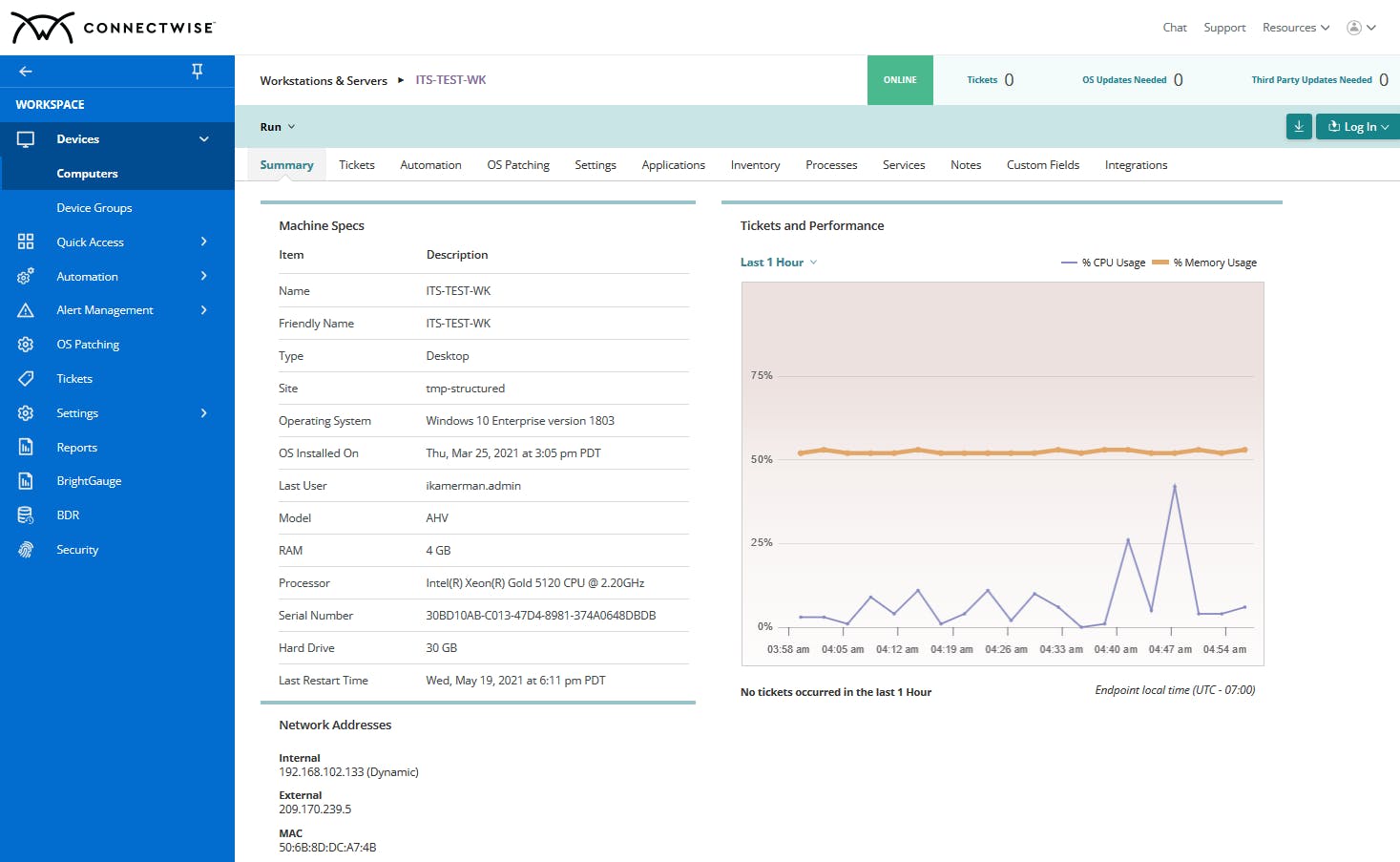 ConnectWise RMM Screenshot 2