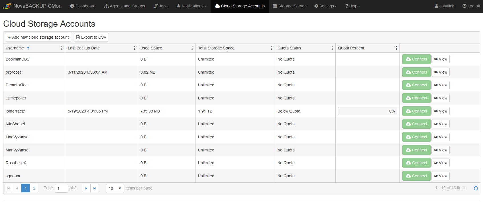 NovaBACKUP Cloud for MSPs Screenshot 3