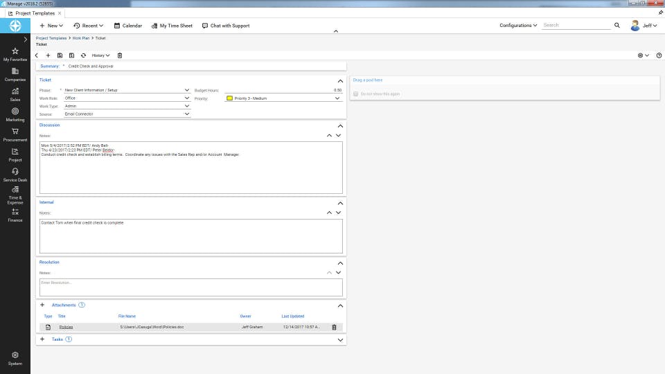 ConnectWise PSA Screenshot 2