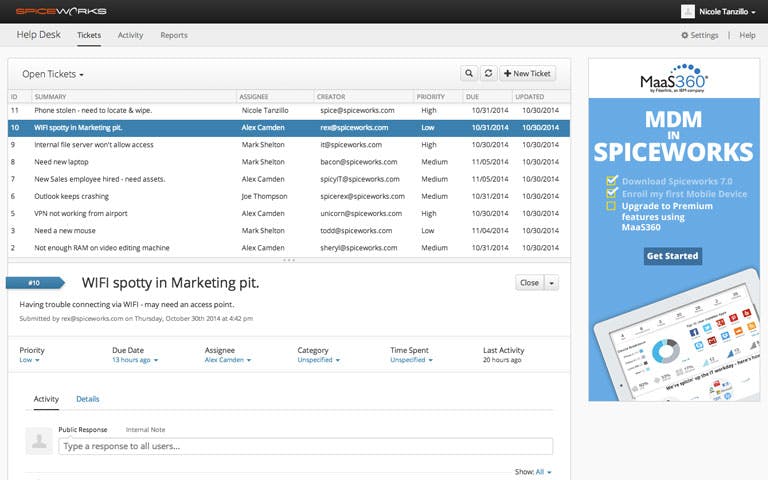 Spiceworks MSP Screenshot 4