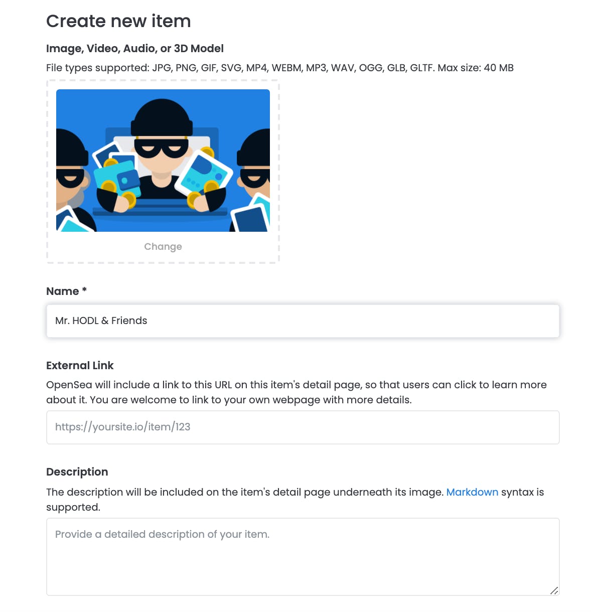 OpenSea Screenshot 1