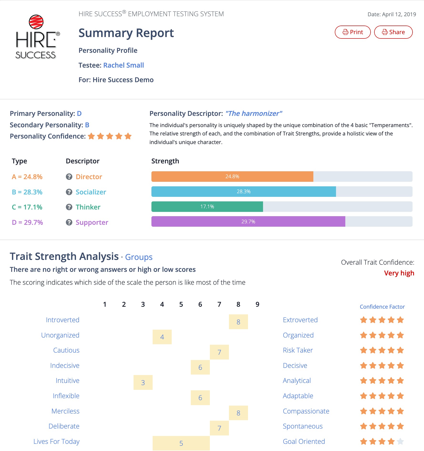 Hire Success Screenshot 1