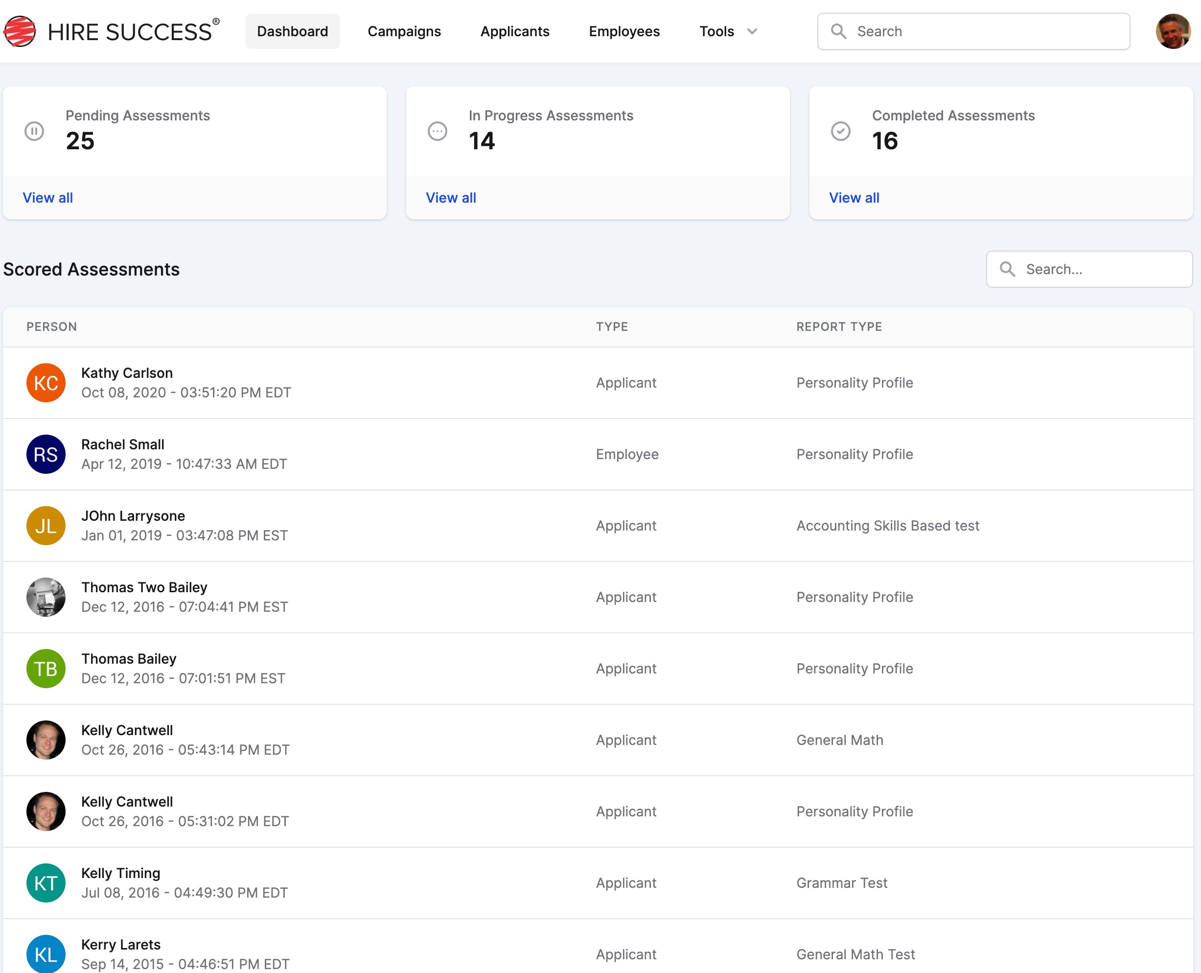 Hire Success Screenshot 3