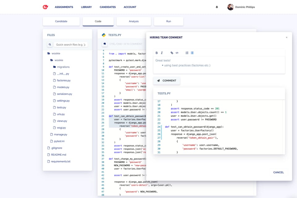 CodeSubmit Screenshot 2