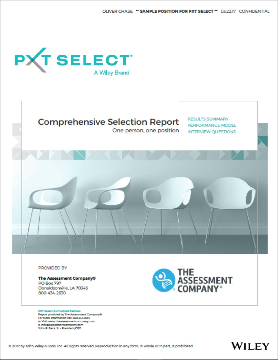The Assessment Company Screenshot 1