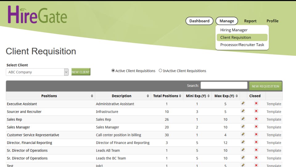 HireGate Screenshot 1