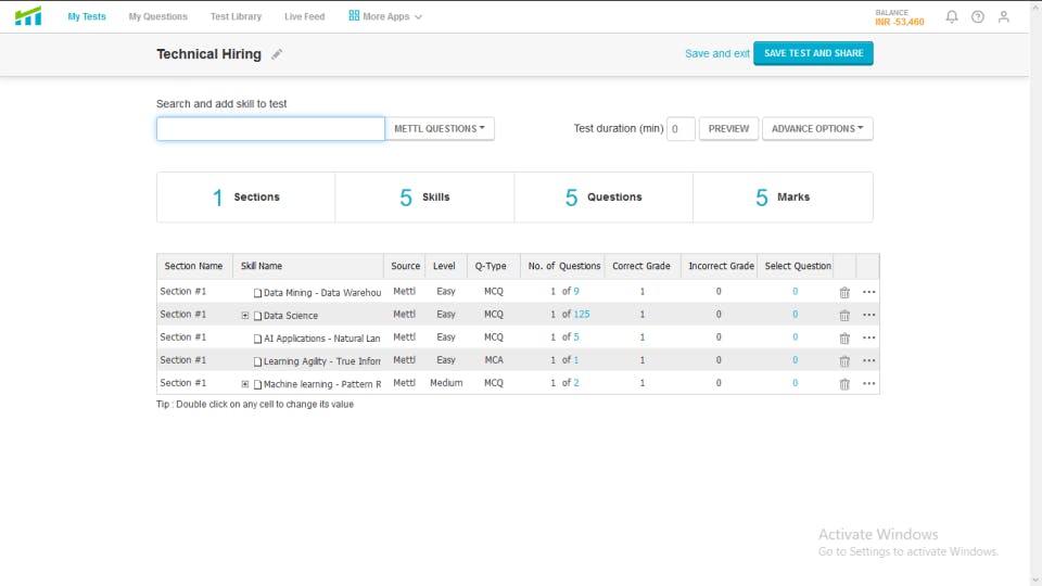 Mercer Mettl Talent Assessments Screenshot 3