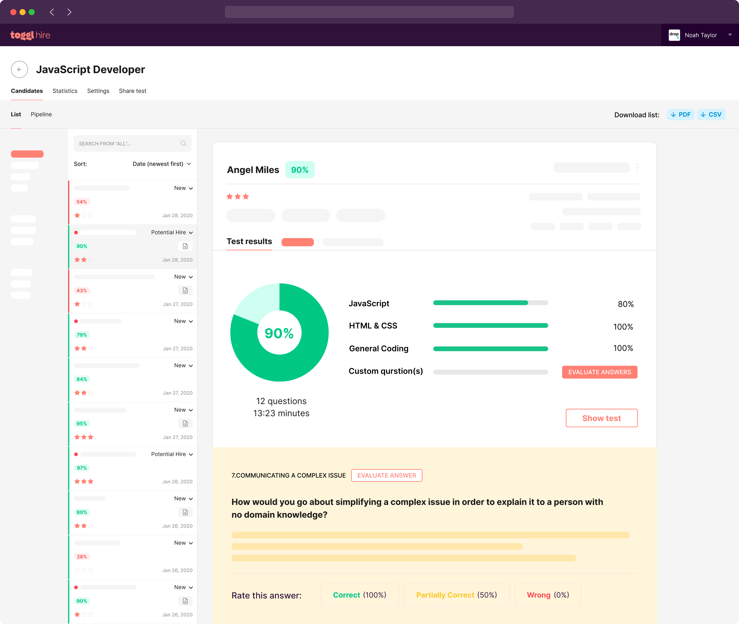 Toggl Hire Screenshot 5