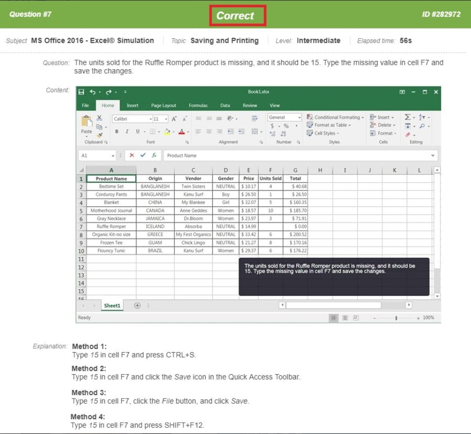 eSkill UK Tests Screenshot 5