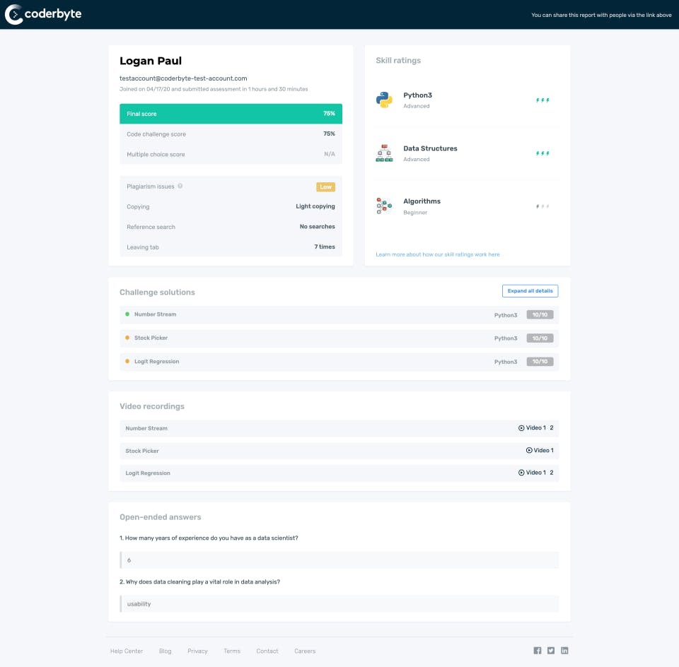 Coderbyte Screenshot 4