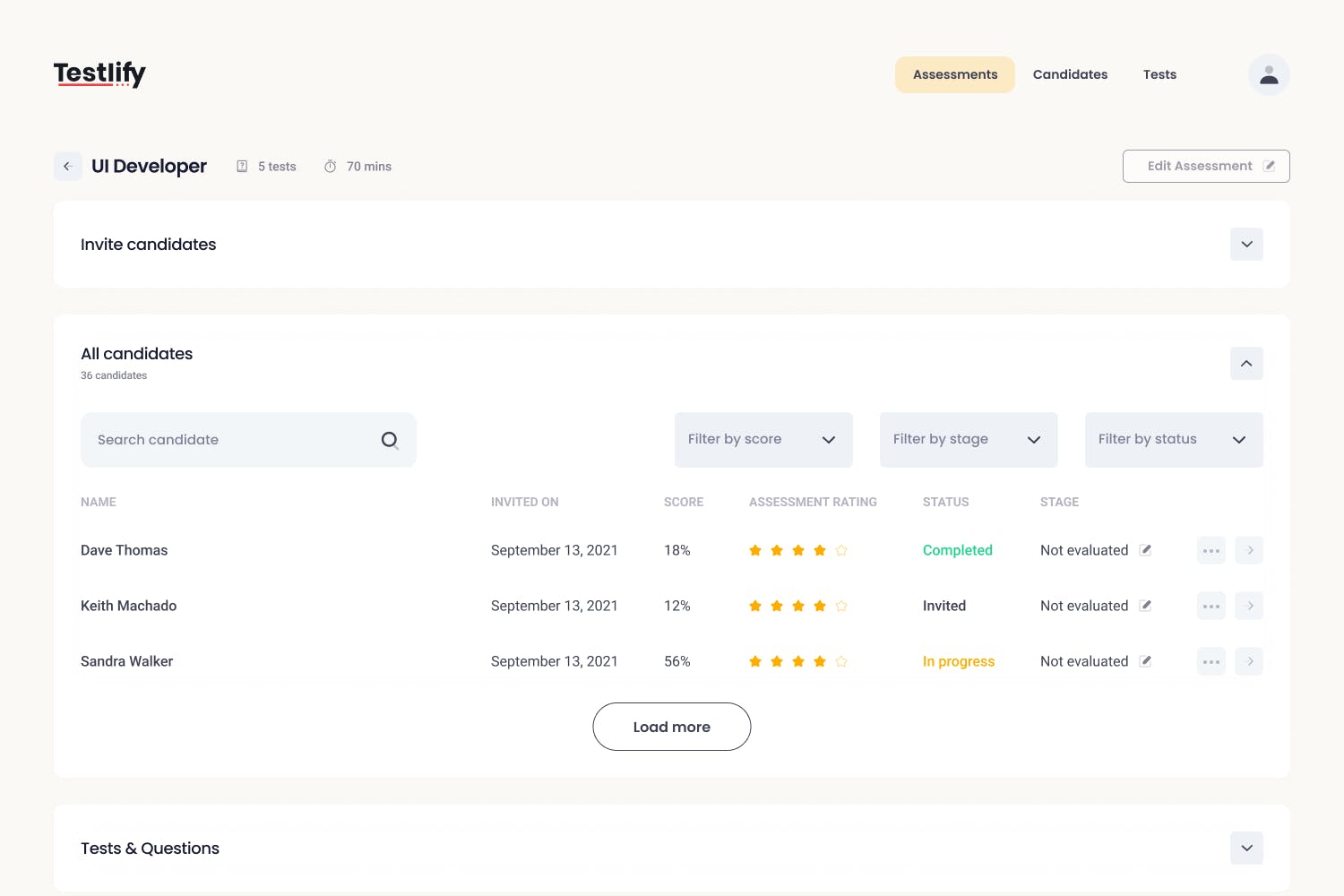 Testlify Screenshot 2