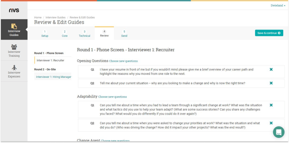 interview builder Screenshot 3