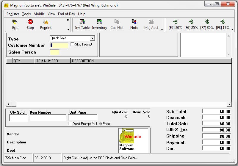 Winsale Screenshot 4