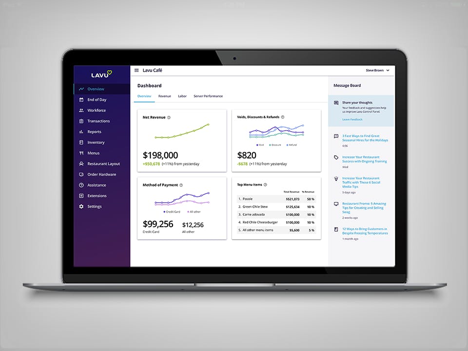 Lavu POS Screenshot 2
