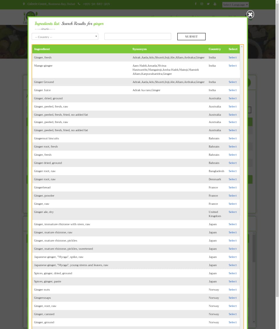 Calorie Count Screenshot 3