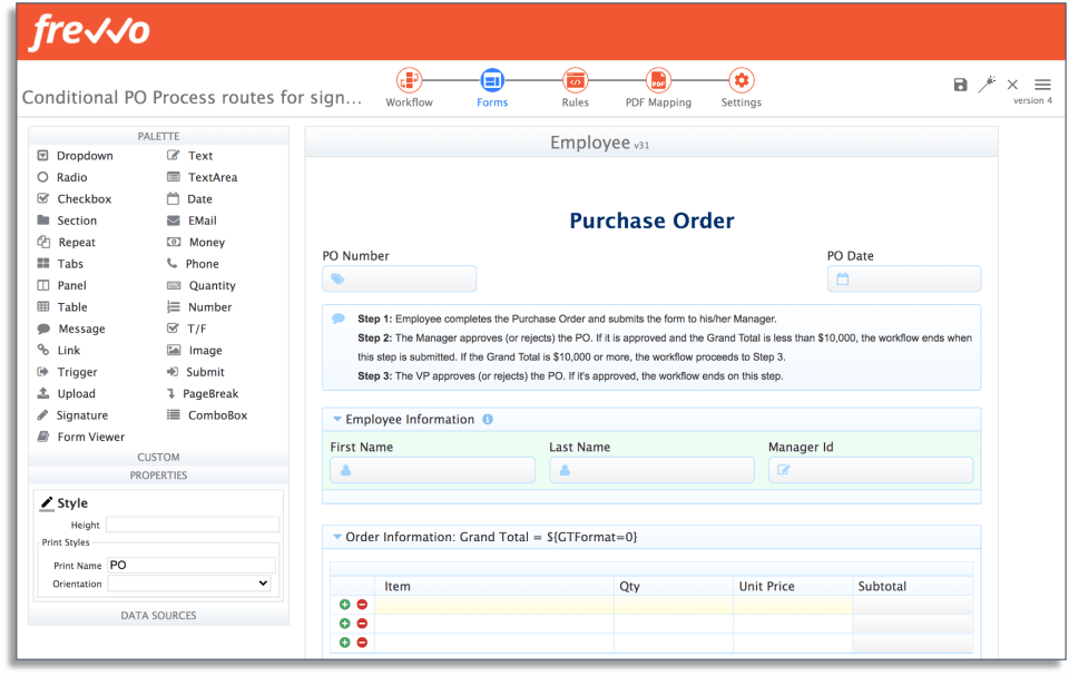 frevvo Screenshot 1