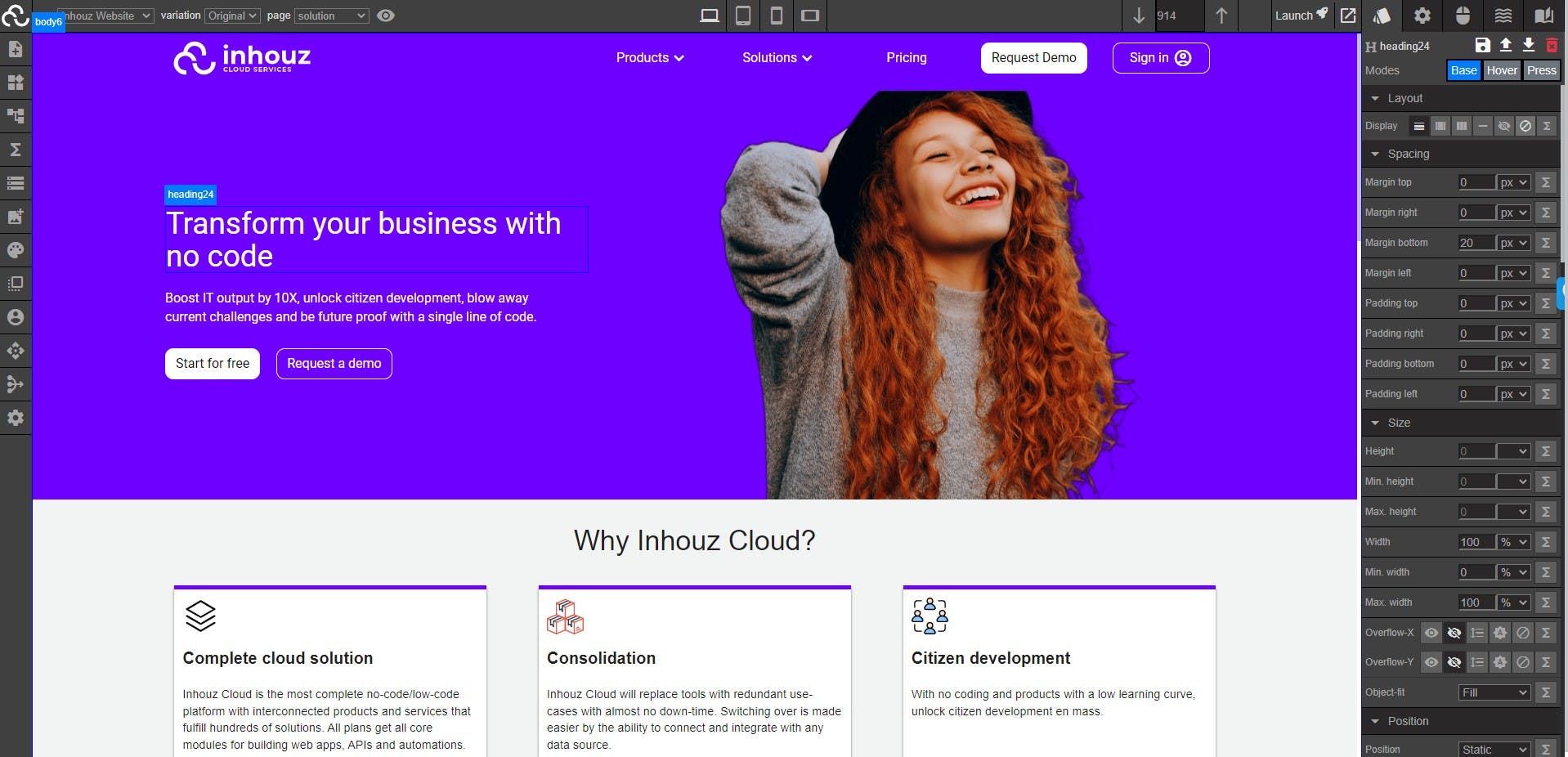 Inhouz Cloud Screenshot 1
