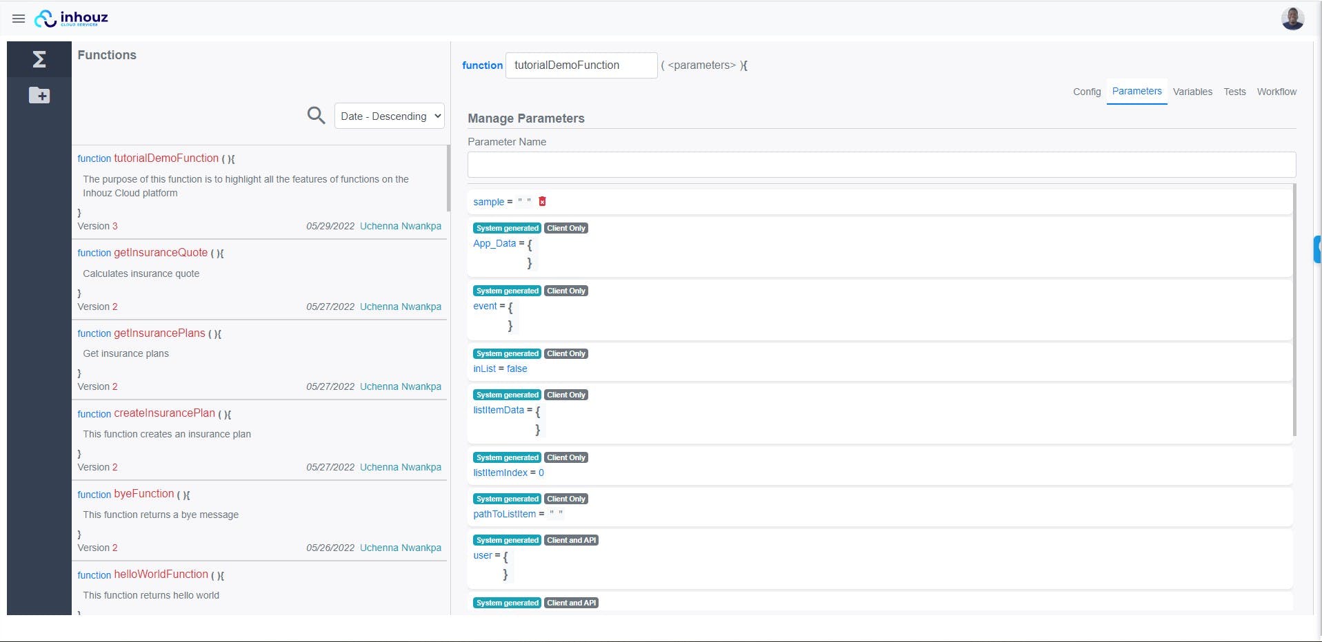 Inhouz Cloud Screenshot 4
