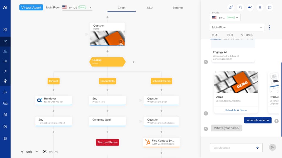 Cognigy.AI Screenshot 1