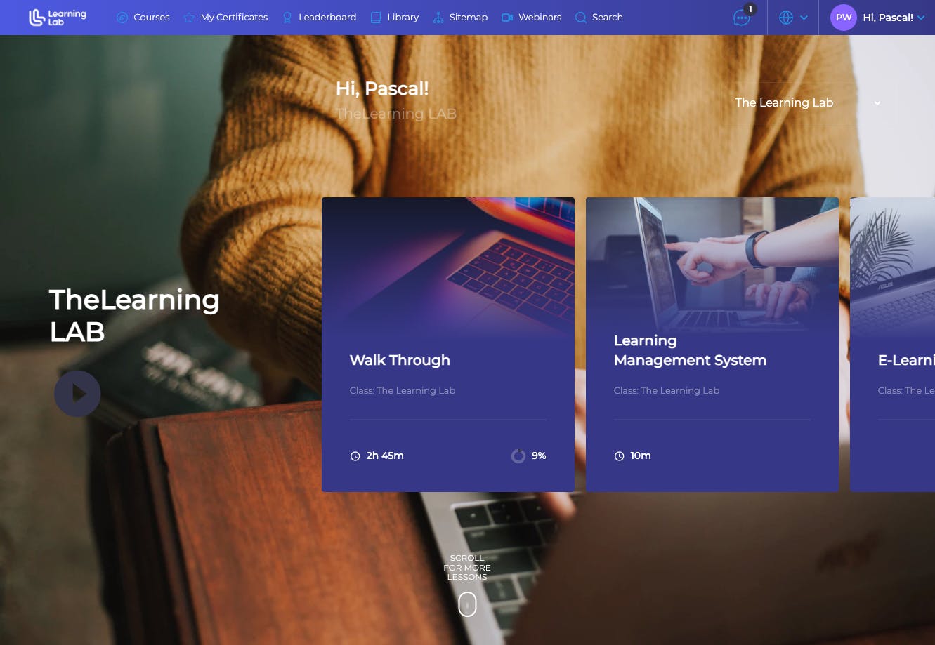 Learning Lab Screenshot 1