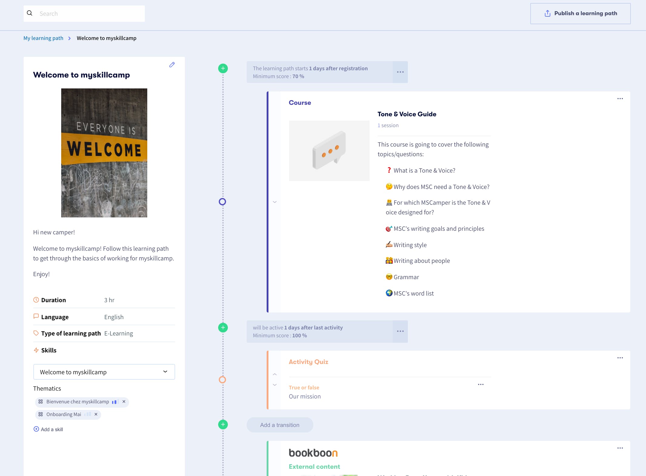 myskillcamp Screenshot 1