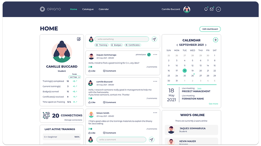 Opigno LMS Screenshot 3