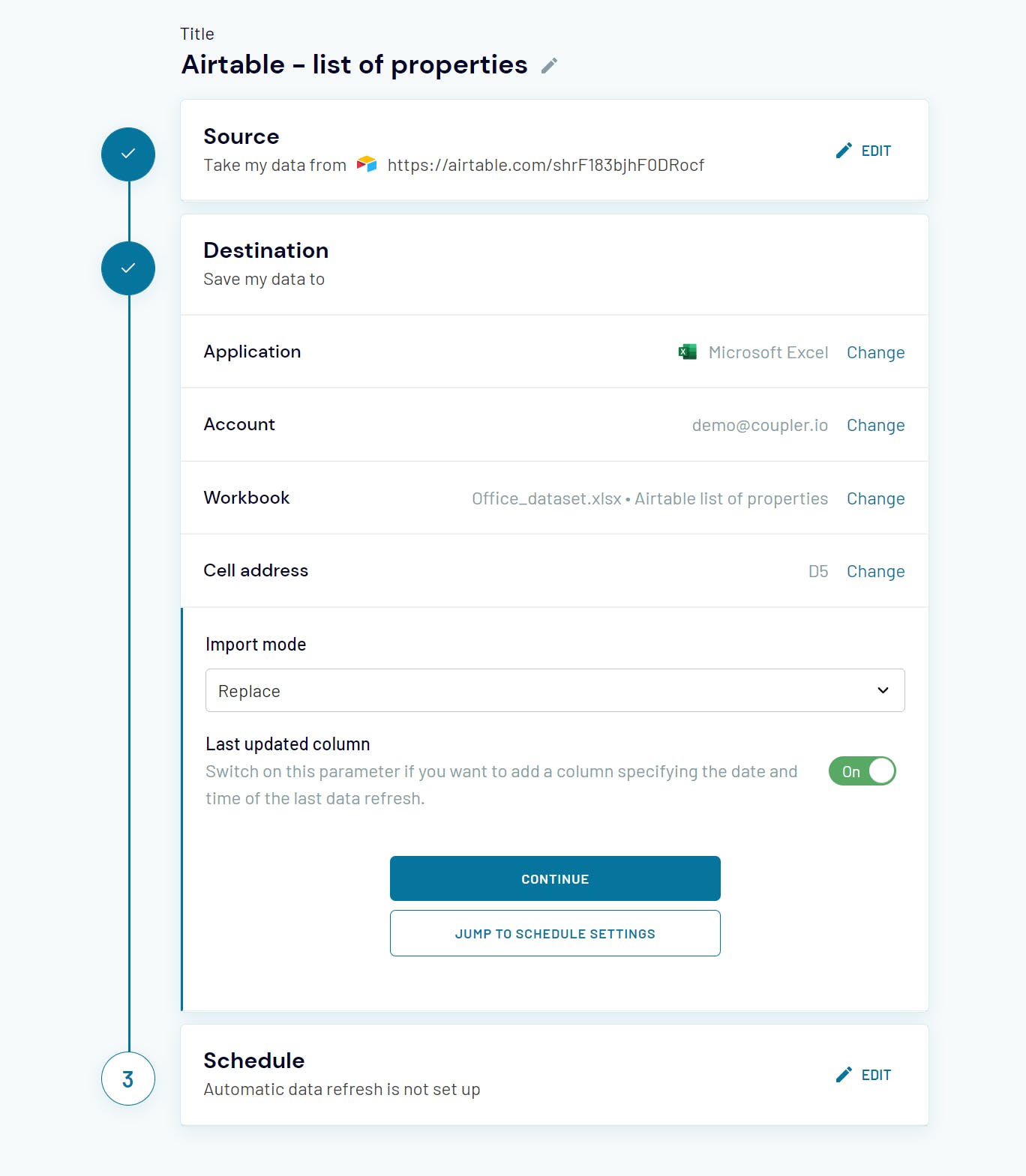 Coupler.io Screenshot 3