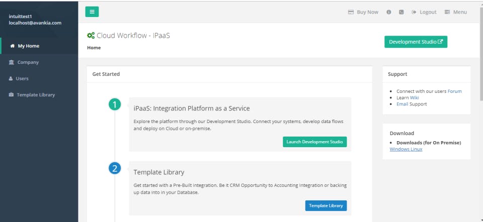 Cloud Workflow - iPaaS Screenshot 1