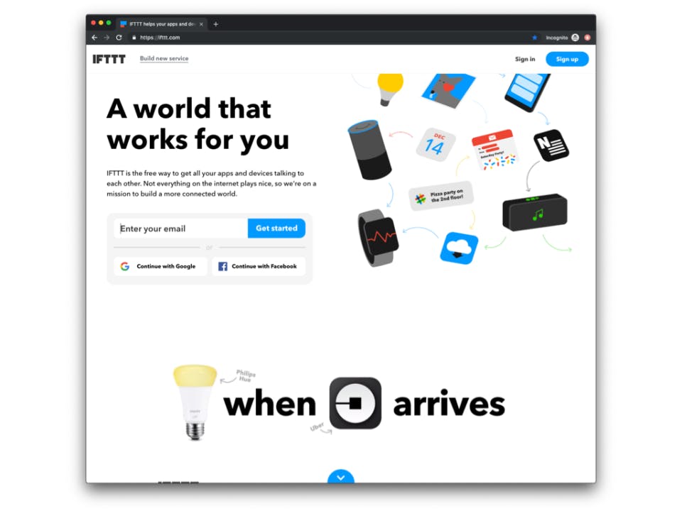 IFTTT Screenshot 2
