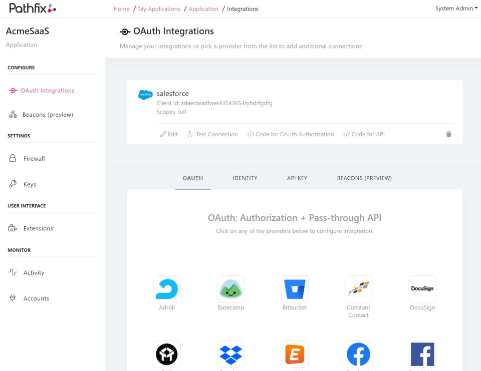 OAuth Platform Screenshot 2