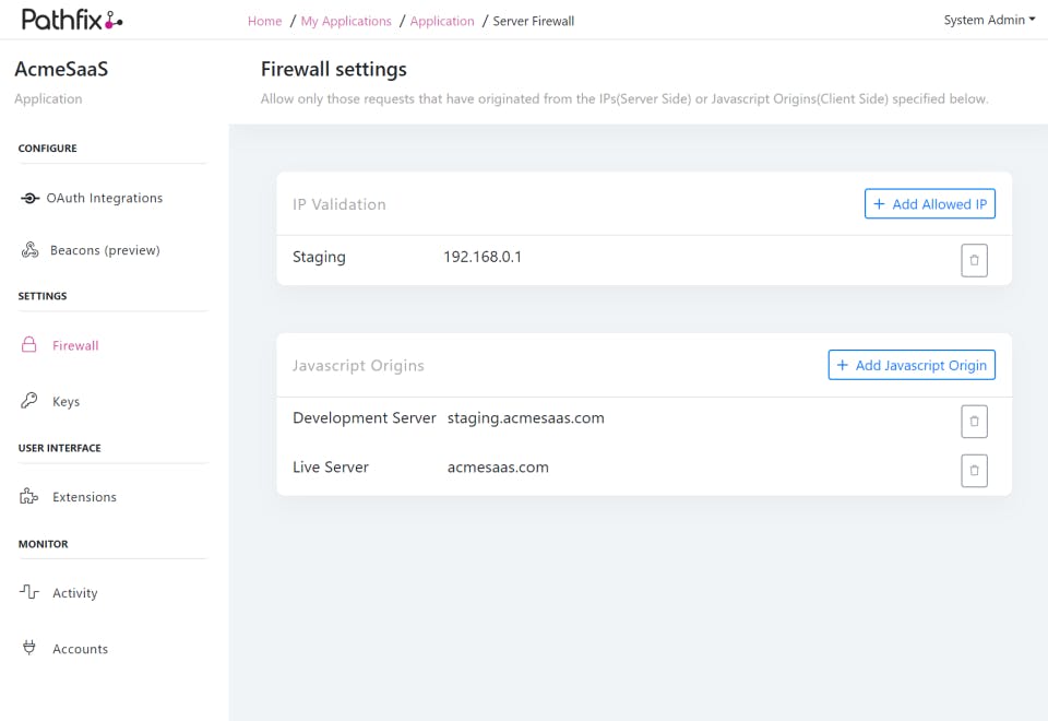 OAuth Platform Screenshot 3