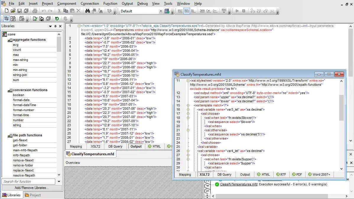 Altova MapForce Screenshot 4
