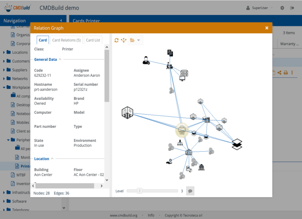 CMDBuild Screenshot 2