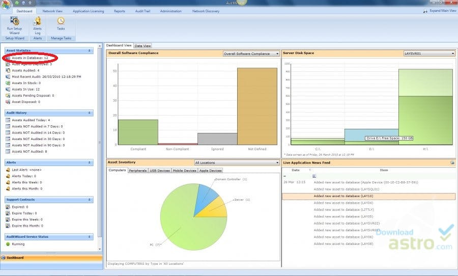AuditWizard Screenshot 1