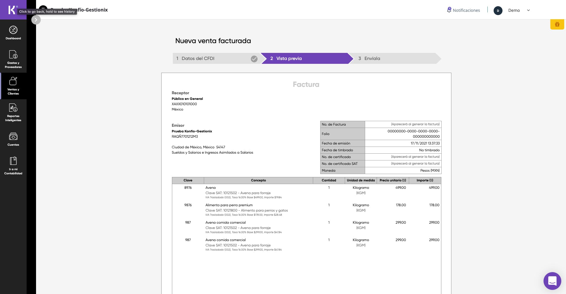 Konfío Gestión Screenshot 3