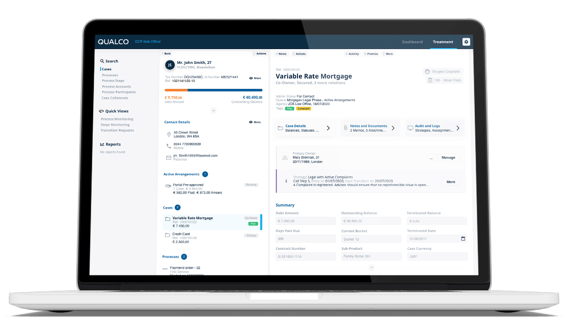 QUALCO Collections & Recoveries  Screenshot 1