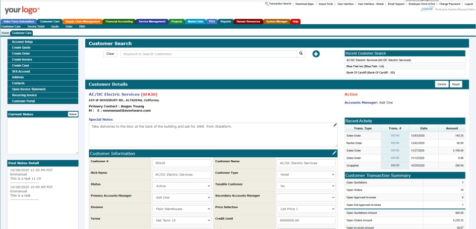 Averiware Screenshot 1