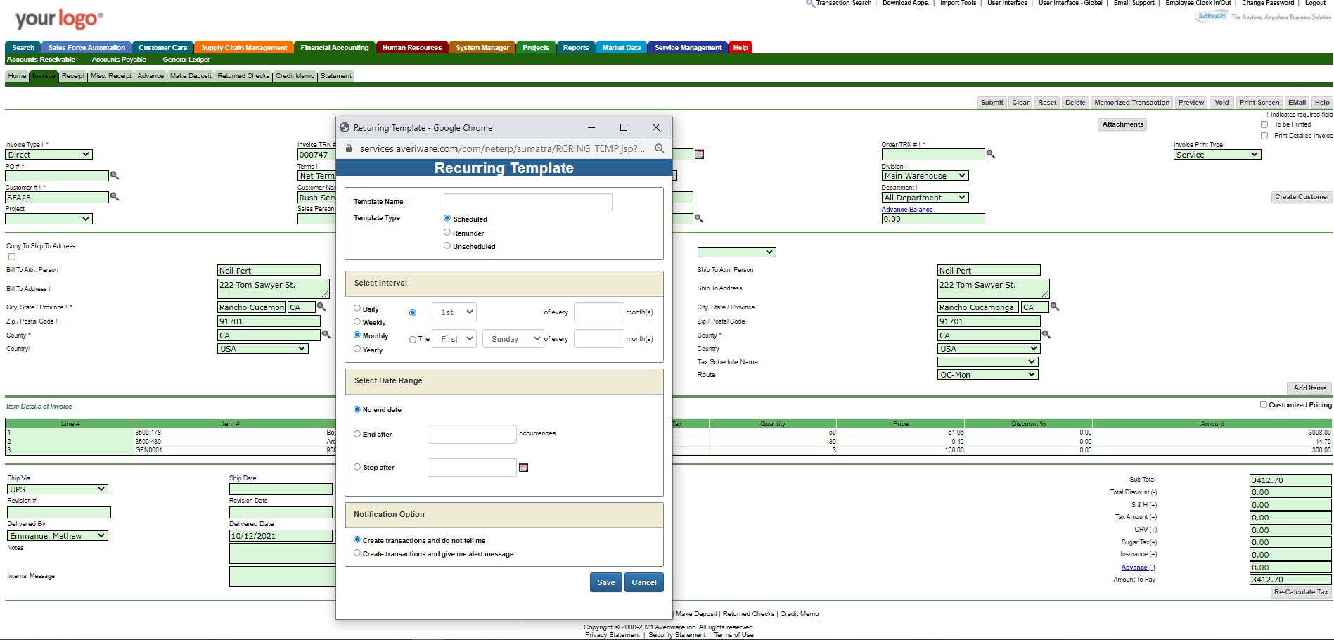 Averiware Screenshot 5