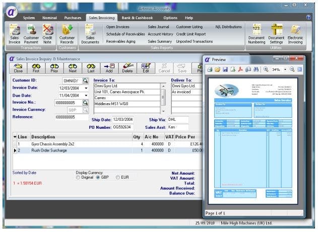 Artemis Accounts Screenshot 1